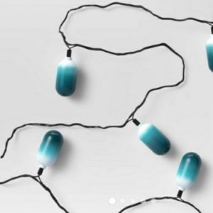 PROJECT 62 Teal Ombre String Lights- 10 Count